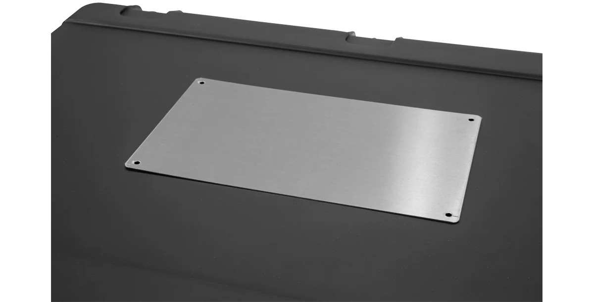 12" x 7" Shipping Label Plate with Adhesive Backing - Image 3