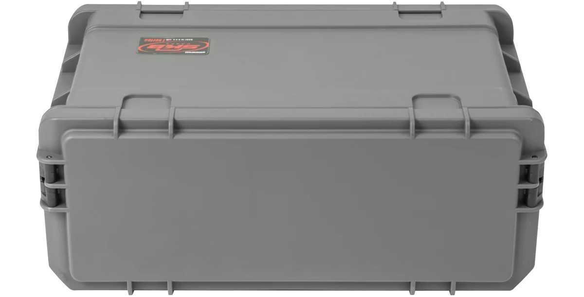 4U Injection Molded 11” Deep Rack w/Wheels, Dark Grey - Image 4