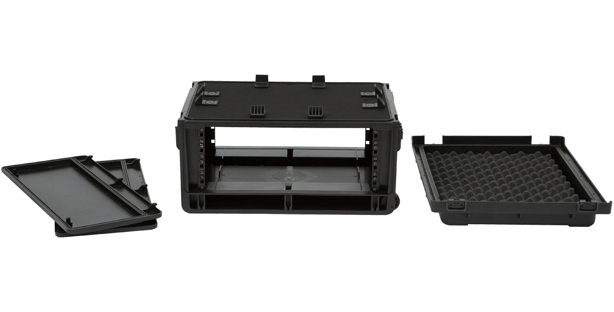 Injection Molded 4U Studio Flyer Rack Case - Image 6